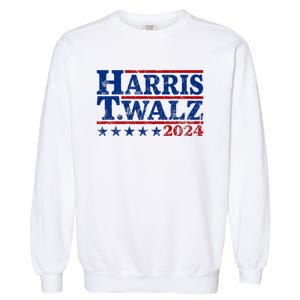 Harris Walz 2024 Funny Harris Walz Garment-Dyed Sweatshirt