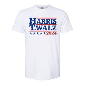 Harris Walz 2024 Funny Harris Walz Softstyle CVC T-Shirt