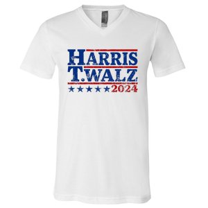 Harris Walz 2024 Funny Harris Walz V-Neck T-Shirt