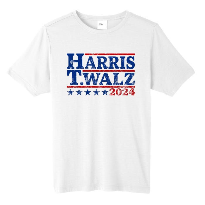 Harris Walz 2024 Funny Harris Walz Tall Fusion ChromaSoft Performance T-Shirt