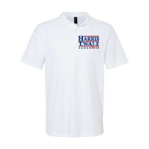 Harris Walz 2024 Funny Harris Walz Softstyle Adult Sport Polo