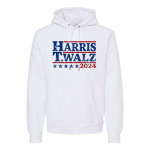 Harris Walz 2024 Funny Harris Walz Premium Hoodie