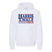 Harris Walz 2024 Funny Harris Walz Premium Hoodie