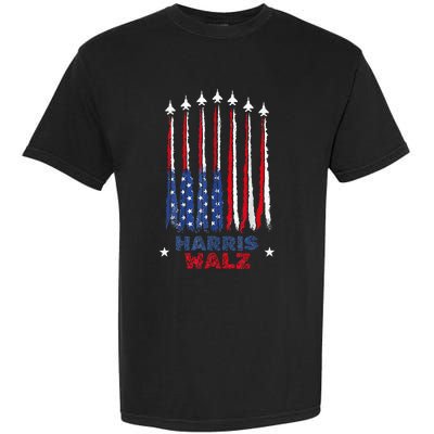 Harris Waltz 2024 Kamala Harris Vice President Retro Voting Garment-Dyed Heavyweight T-Shirt