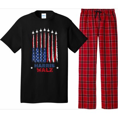 Harris Waltz 2024 Kamala Harris Vice President Retro Voting Pajama Set