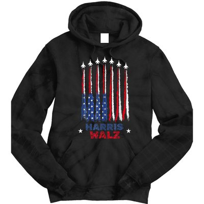 Harris Waltz 2024 Kamala Harris Vice President Retro Voting Tie Dye Hoodie