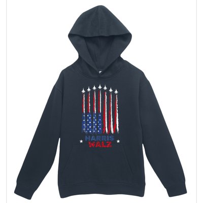 Harris Waltz 2024 Kamala Harris Vice President Retro Voting Urban Pullover Hoodie