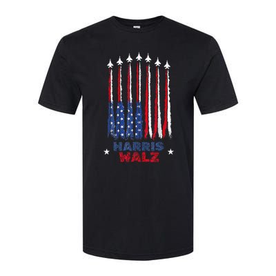 Harris Waltz 2024 Kamala Harris Vice President Retro Voting Softstyle CVC T-Shirt