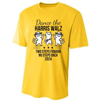 Harris Walz 2024 Waltz Dance 2 Steps Forward Performance Sprint T-Shirt