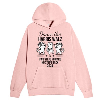 Harris Walz 2024 Waltz Dance 2 Steps Forward Urban Pullover Hoodie