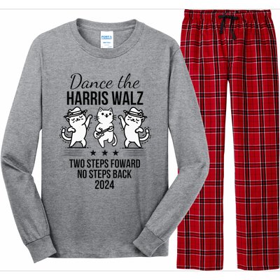 Harris Walz 2024 Waltz Dance 2 Steps Forward Long Sleeve Pajama Set