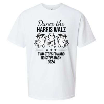 Harris Walz 2024 Waltz Dance 2 Steps Forward Sueded Cloud Jersey T-Shirt