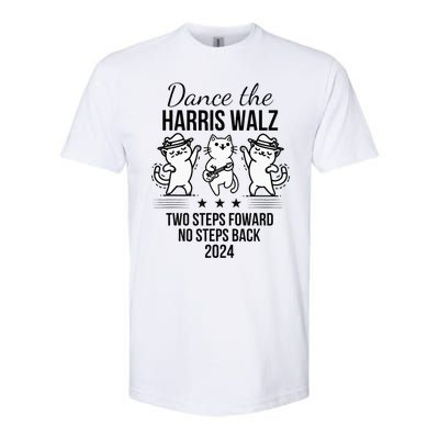 Harris Walz 2024 Waltz Dance 2 Steps Forward Softstyle CVC T-Shirt