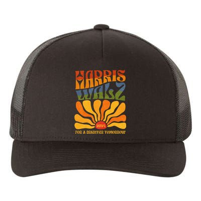 Harris Waltz 2024 For A Brighter Tomorrow Boho Aesthetic Yupoong Adult 5-Panel Trucker Hat