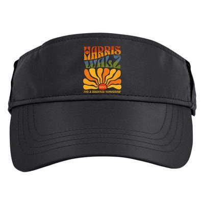 Harris Waltz 2024 For A Brighter Tomorrow Boho Aesthetic Adult Drive Performance Visor