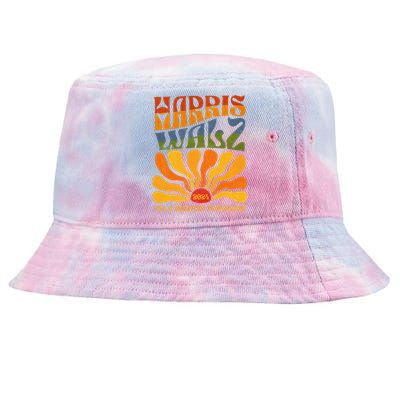 Harris Waltz 2024 For A Brighter Tomorrow Boho Aesthetic Tie-Dyed Bucket Hat