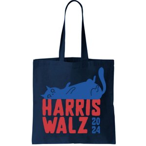 Harris Walz 2024 Cat Ladies For Kamala Tote Bag