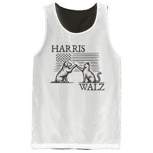 Harris Walz 2024 President American Flag Kamala Harris Waltz Mesh Reversible Basketball Jersey Tank