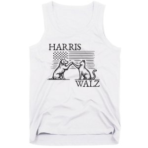 Harris Walz 2024 President American Flag Kamala Harris Waltz Tank Top