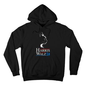 Harris Waltz 2024 Cat Election Kamala Harris Tim Walz 2024 Hoodie