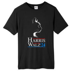 Harris Waltz 2024 Cat Election Kamala Harris Tim Walz 2024 Tall Fusion ChromaSoft Performance T-Shirt