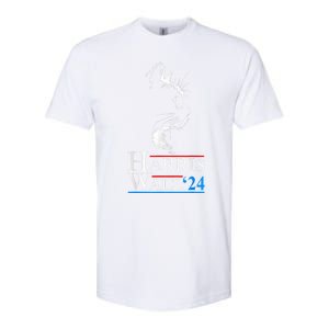 Harris Waltz 2024 Cat Election Kamala Harris Tim Walz 2024 Softstyle CVC T-Shirt