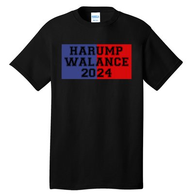 Harump Walance 2024 Harris Trump Walz Vance Funny 2024 Tall T-Shirt