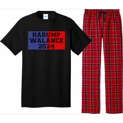 Harump Walance 2024 Harris Trump Walz Vance Funny 2024 Pajama Set