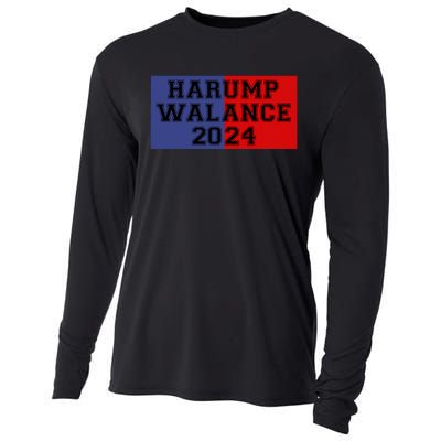 Harump Walance 2024 Harris Trump Walz Vance Funny 2024 Cooling Performance Long Sleeve Crew