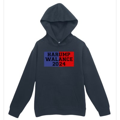 Harump Walance 2024 Harris Trump Walz Vance Funny 2024 Urban Pullover Hoodie