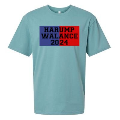 Harump Walance 2024 Harris Trump Walz Vance Funny 2024 Sueded Cloud Jersey T-Shirt