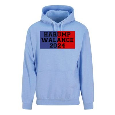 Harump Walance 2024 Harris Trump Walz Vance Funny 2024 Unisex Surf Hoodie