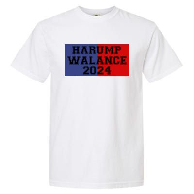 Harump Walance 2024 Harris Trump Walz Vance Funny 2024 Garment-Dyed Heavyweight T-Shirt