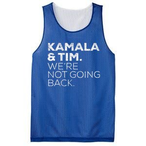 Harris Walz 2024 Kamala & Tim WeRe Not Going Back Mesh Reversible Basketball Jersey Tank