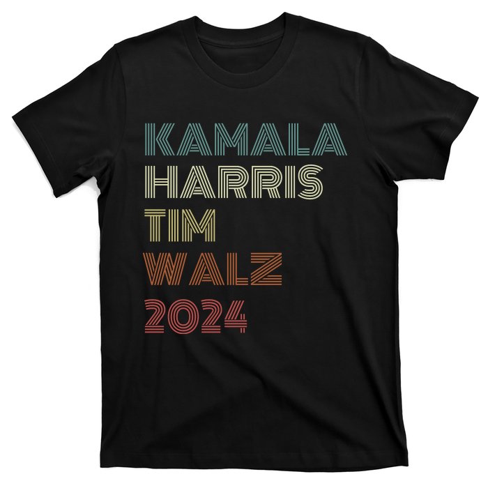 Harris Walz 2024 Kamala Harris Tim Walz Waltz Vintage Style T-Shirt