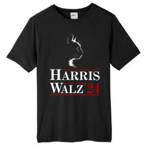 Harris Walz 2024 Cat Election Tim Kamala Tall Fusion ChromaSoft Performance T-Shirt