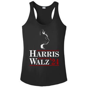 Harris Walz 2024 Cat Election Tim Kamala Ladies PosiCharge Competitor Racerback Tank