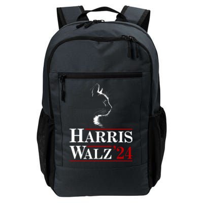 Harris Walz 2024 Cat Election Tim Kamala Daily Commute Backpack