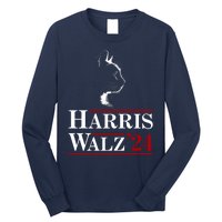 Harris Walz 2024 Cat Election Tim Kamala Long Sleeve Shirt