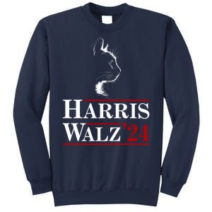 Harris Walz 2024 Cat Election Tim Kamala Sweatshirt