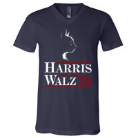 Harris Walz 2024 Cat Election Tim Kamala V-Neck T-Shirt