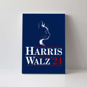 Harris Walz 2024 Cat Election Tim Kamala Canvas