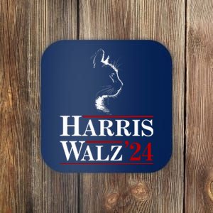 Harris Walz 2024 Cat Election Tim Kamala Coaster