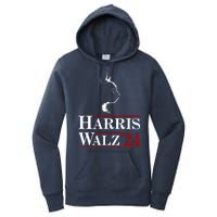 Harris Walz 2024 Cat Election Tim Kamala Women's Pullover Hoodie