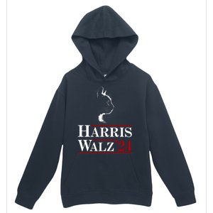 Harris Walz 2024 Cat Election Tim Kamala Urban Pullover Hoodie