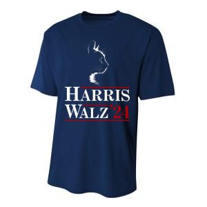 Harris Walz 2024 Cat Election Tim Kamala Performance Sprint T-Shirt