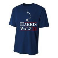 Harris Walz 2024 Cat Election Tim Kamala Youth Performance Sprint T-Shirt