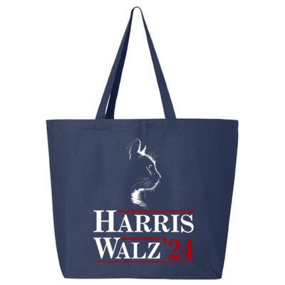 Harris Walz 2024 Cat Election Tim Kamala 25L Jumbo Tote