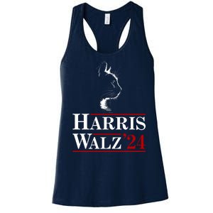 Harris Walz 2024 Cat Election Tim Kamala Women's Racerback Tank