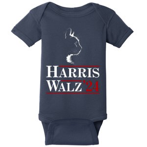 Harris Walz 2024 Cat Election Tim Kamala Baby Bodysuit